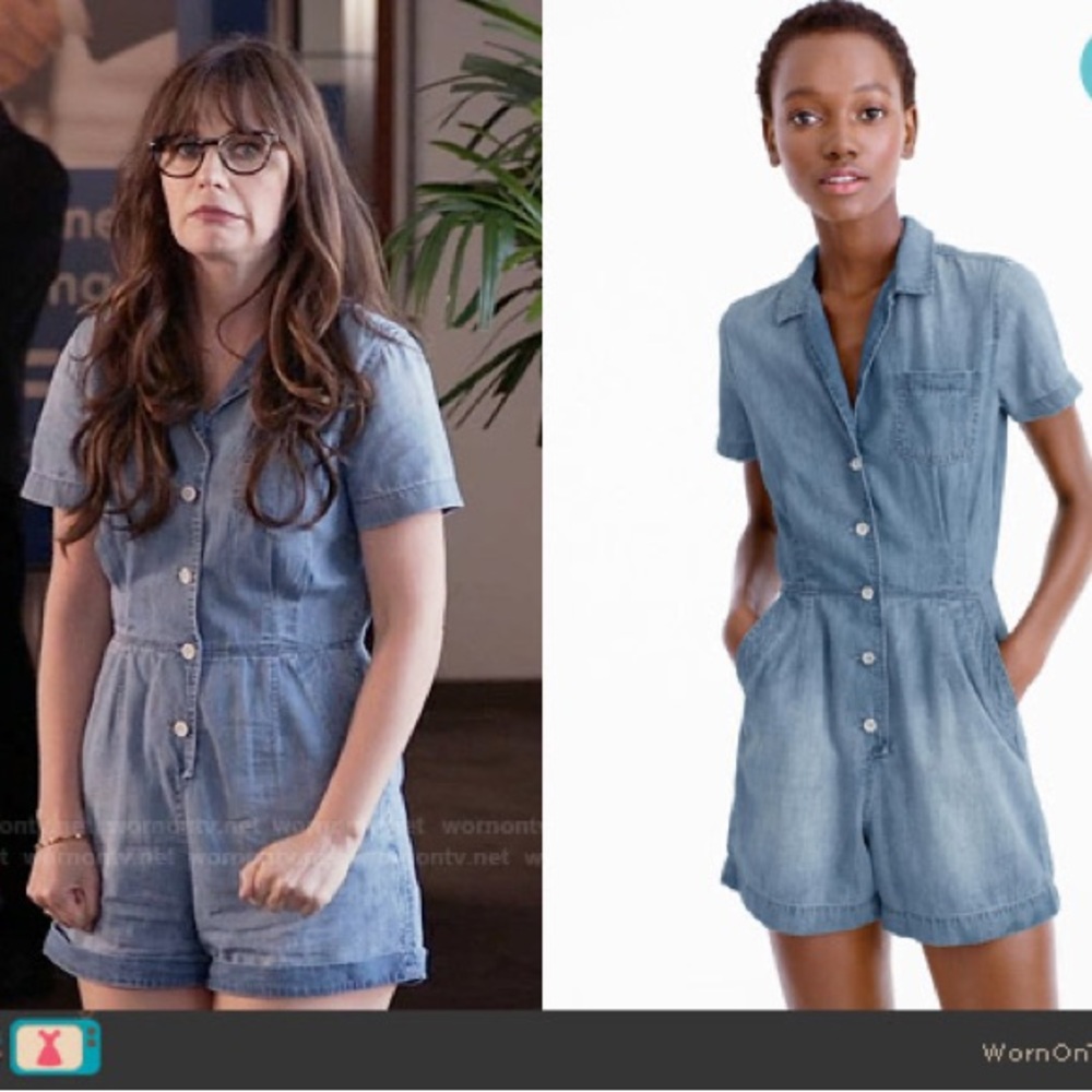 Jcrew Denim Romper